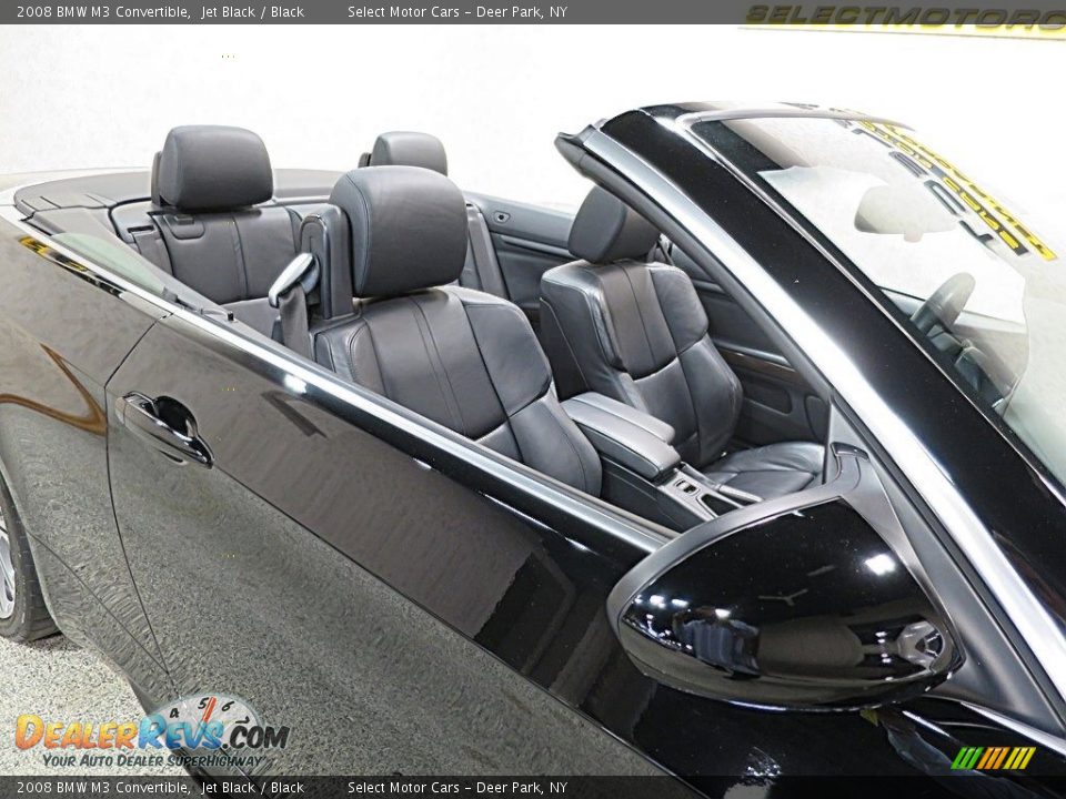 2008 BMW M3 Convertible Jet Black / Black Photo #19