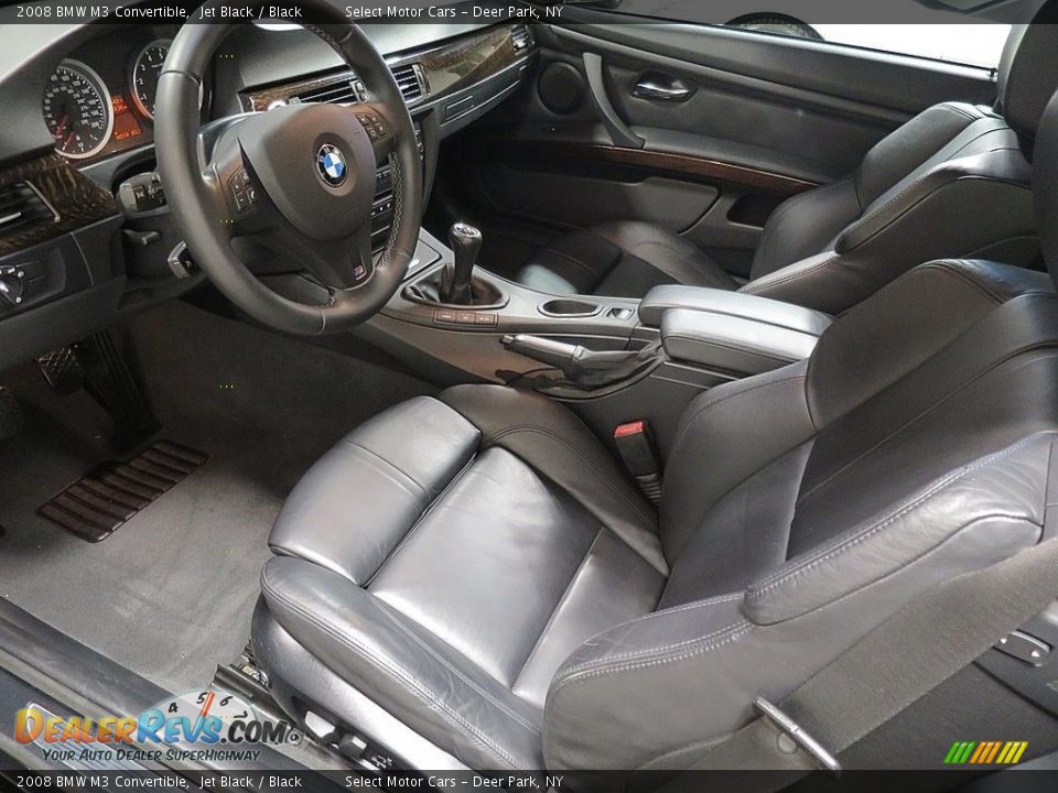 2008 BMW M3 Convertible Jet Black / Black Photo #20
