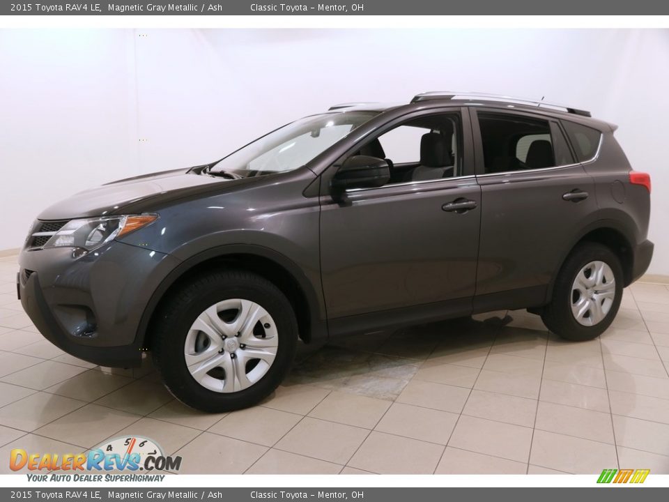 2015 Toyota RAV4 LE Magnetic Gray Metallic / Ash Photo #3