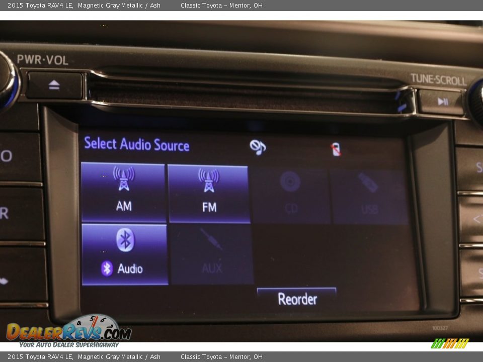 2015 Toyota RAV4 LE Magnetic Gray Metallic / Ash Photo #9