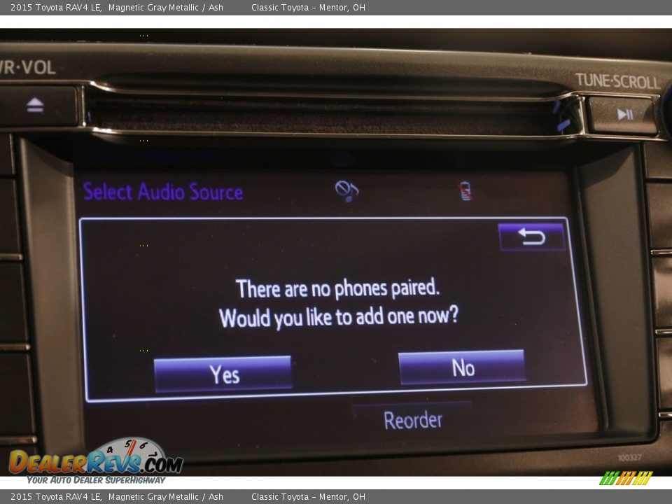 2015 Toyota RAV4 LE Magnetic Gray Metallic / Ash Photo #11