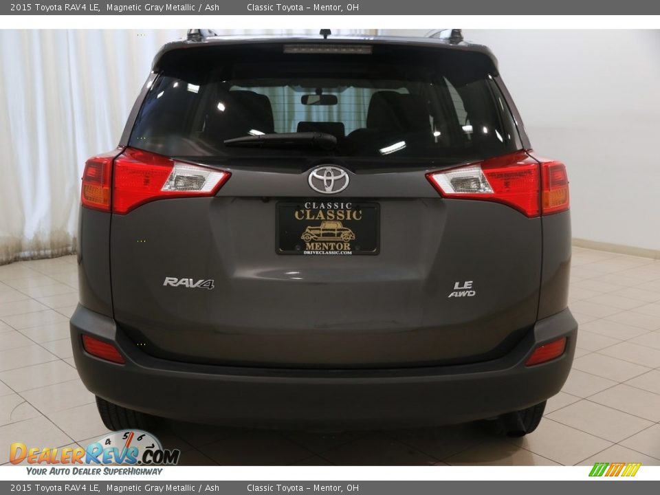 2015 Toyota RAV4 LE Magnetic Gray Metallic / Ash Photo #17
