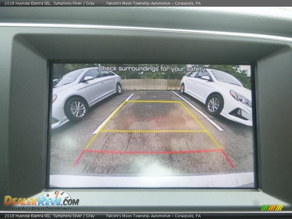 2018 Hyundai Elantra SEL Symphony Silver / Gray Photo #15