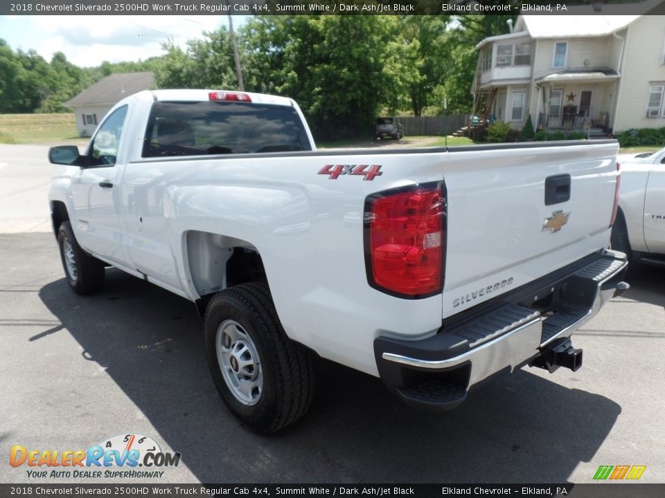 2018 Chevrolet Silverado 2500HD Work Truck Regular Cab 4x4 Summit White / Dark Ash/Jet Black Photo #6