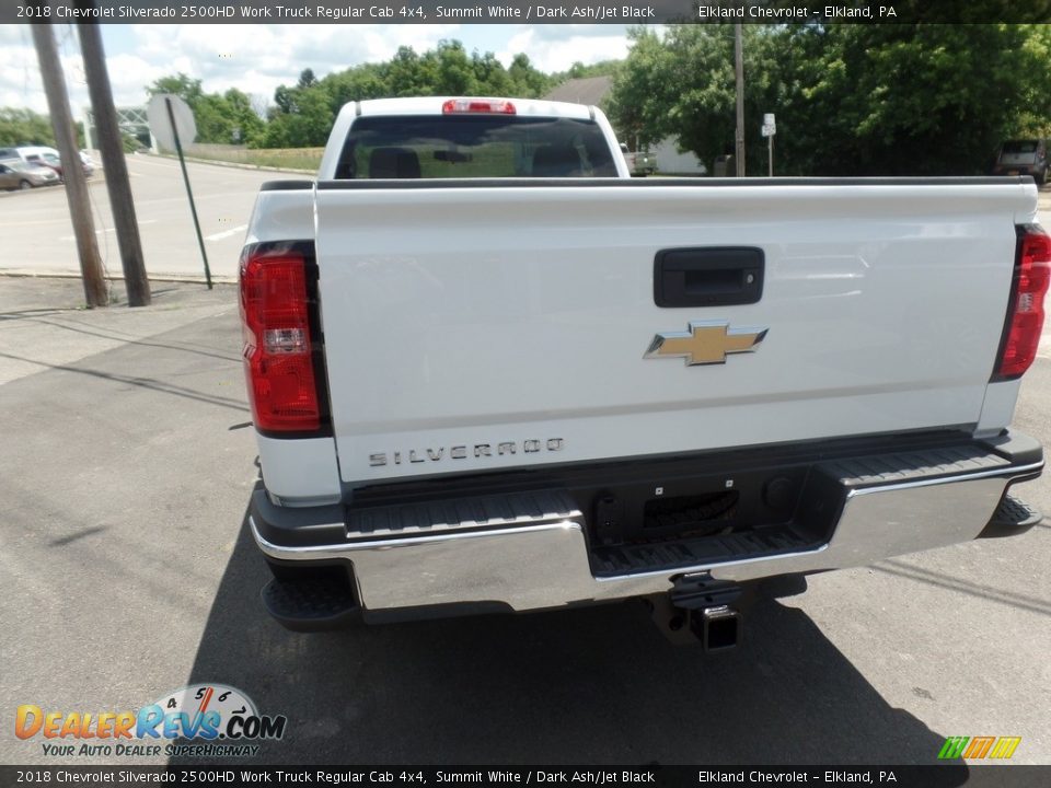 2018 Chevrolet Silverado 2500HD Work Truck Regular Cab 4x4 Summit White / Dark Ash/Jet Black Photo #7