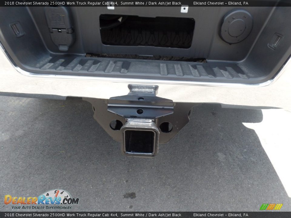 2018 Chevrolet Silverado 2500HD Work Truck Regular Cab 4x4 Summit White / Dark Ash/Jet Black Photo #12