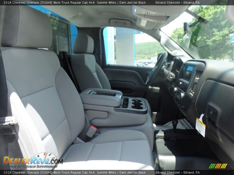 2018 Chevrolet Silverado 2500HD Work Truck Regular Cab 4x4 Summit White / Dark Ash/Jet Black Photo #13