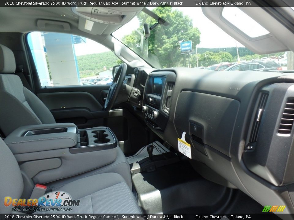 2018 Chevrolet Silverado 2500HD Work Truck Regular Cab 4x4 Summit White / Dark Ash/Jet Black Photo #14