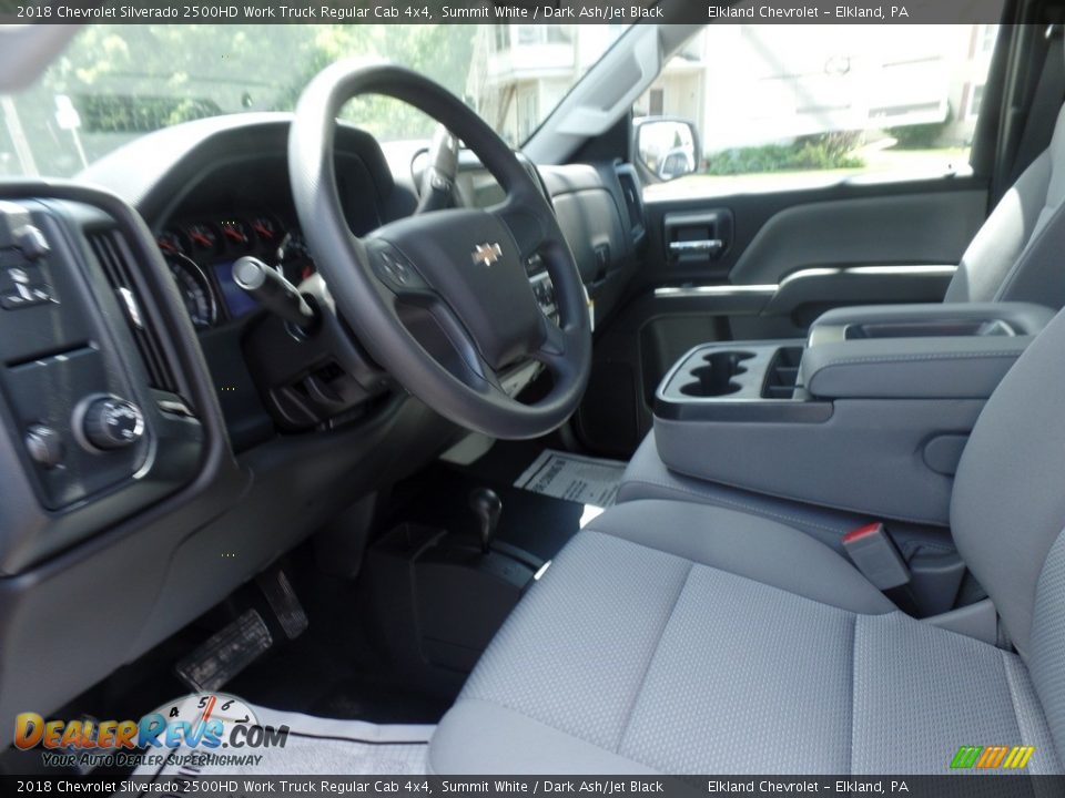 2018 Chevrolet Silverado 2500HD Work Truck Regular Cab 4x4 Summit White / Dark Ash/Jet Black Photo #16