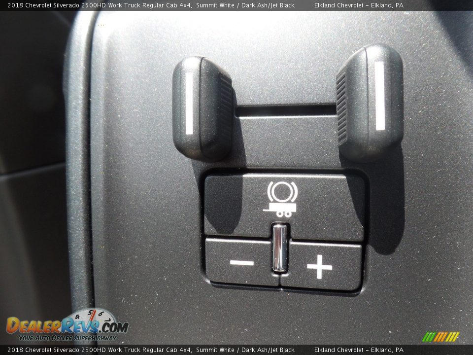 2018 Chevrolet Silverado 2500HD Work Truck Regular Cab 4x4 Summit White / Dark Ash/Jet Black Photo #17