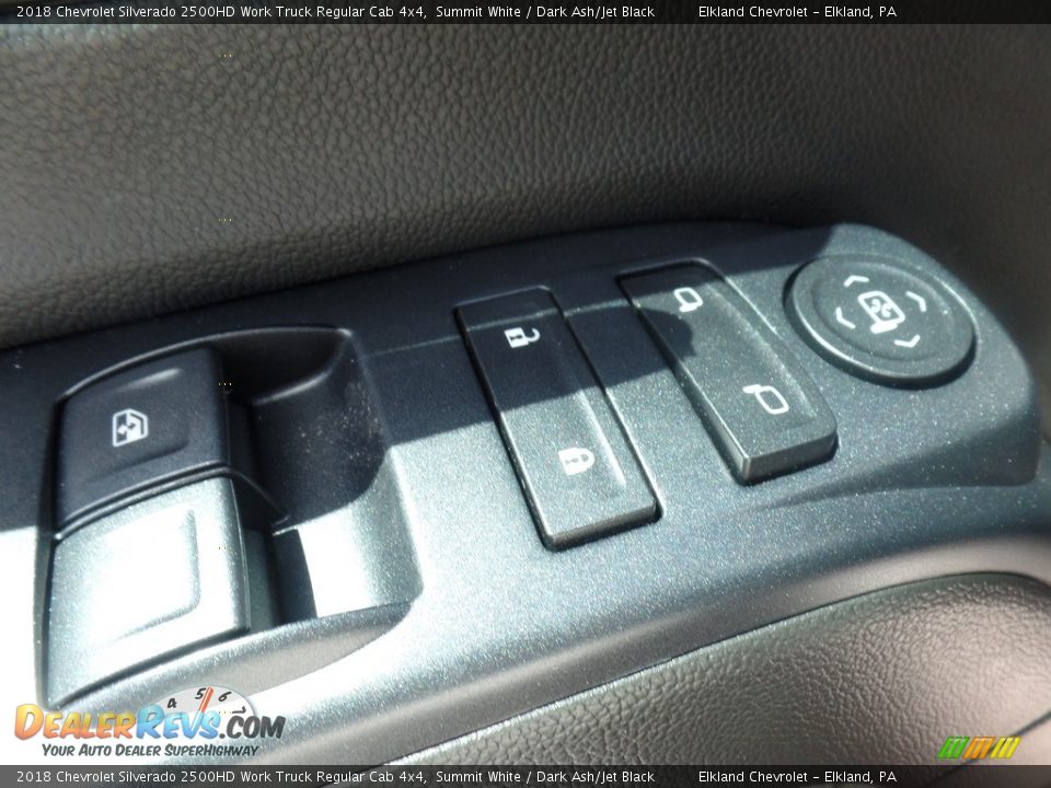 2018 Chevrolet Silverado 2500HD Work Truck Regular Cab 4x4 Summit White / Dark Ash/Jet Black Photo #18