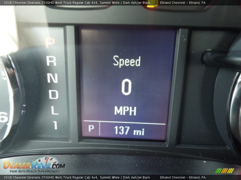 2018 Chevrolet Silverado 2500HD Work Truck Regular Cab 4x4 Summit White / Dark Ash/Jet Black Photo #19