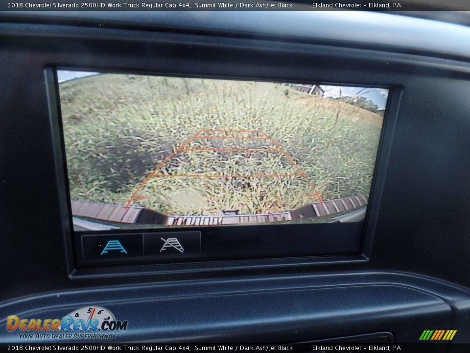 2018 Chevrolet Silverado 2500HD Work Truck Regular Cab 4x4 Summit White / Dark Ash/Jet Black Photo #24