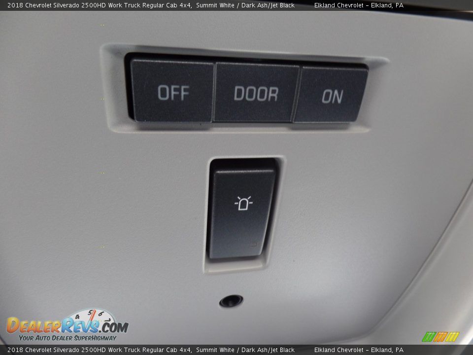 2018 Chevrolet Silverado 2500HD Work Truck Regular Cab 4x4 Summit White / Dark Ash/Jet Black Photo #27