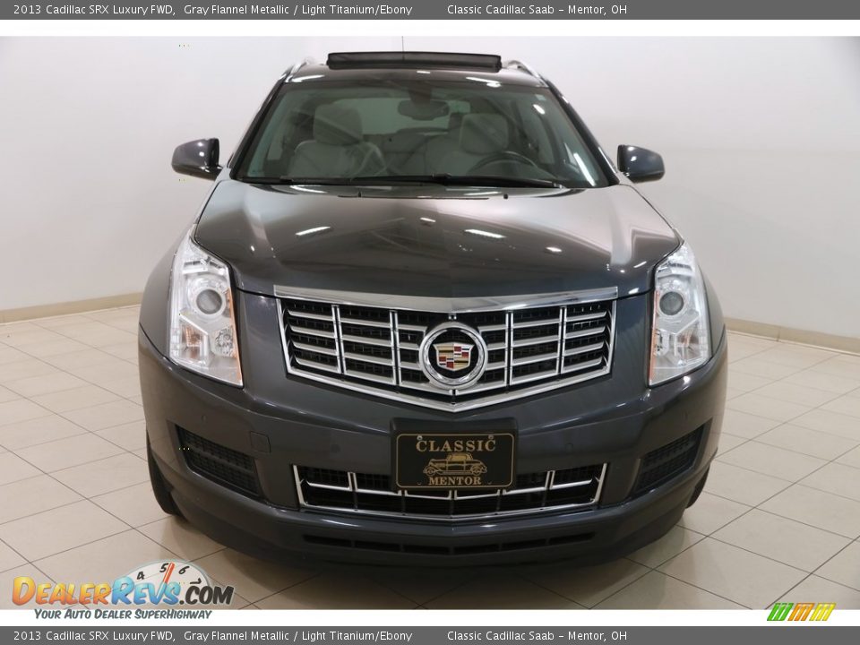 2013 Cadillac SRX Luxury FWD Gray Flannel Metallic / Light Titanium/Ebony Photo #2