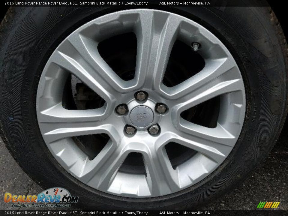 2016 Land Rover Range Rover Evoque SE Santorini Black Metalllic / Ebony/Ebony Photo #8