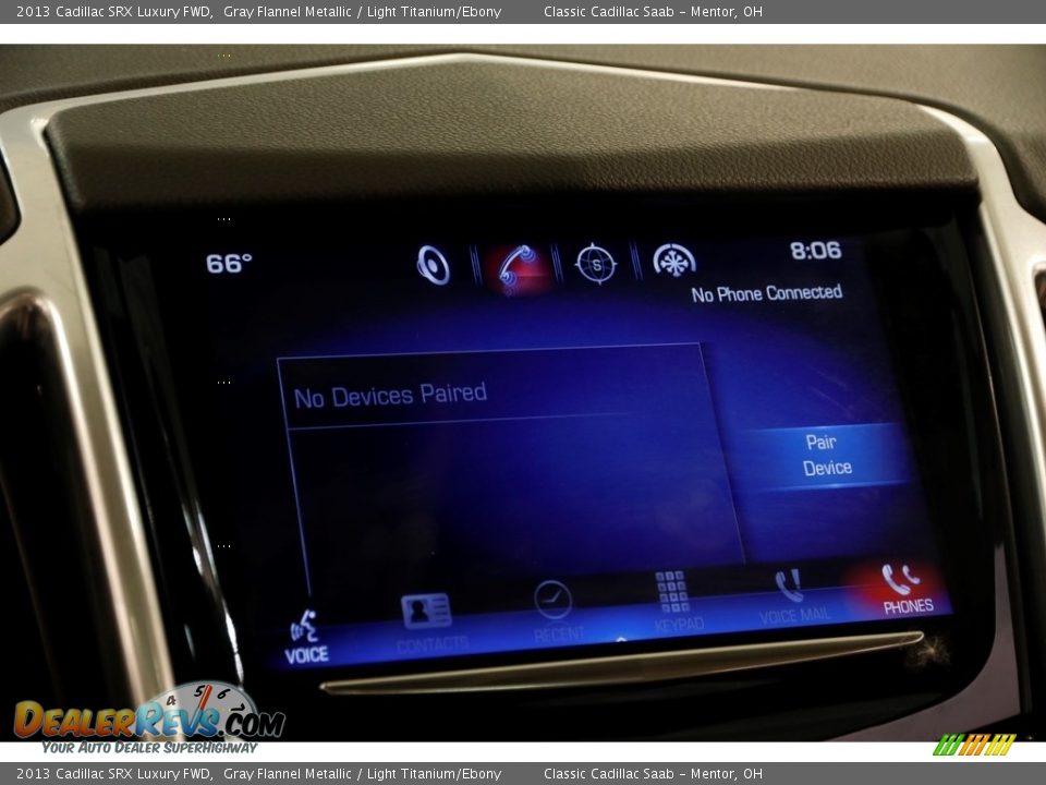 2013 Cadillac SRX Luxury FWD Gray Flannel Metallic / Light Titanium/Ebony Photo #11