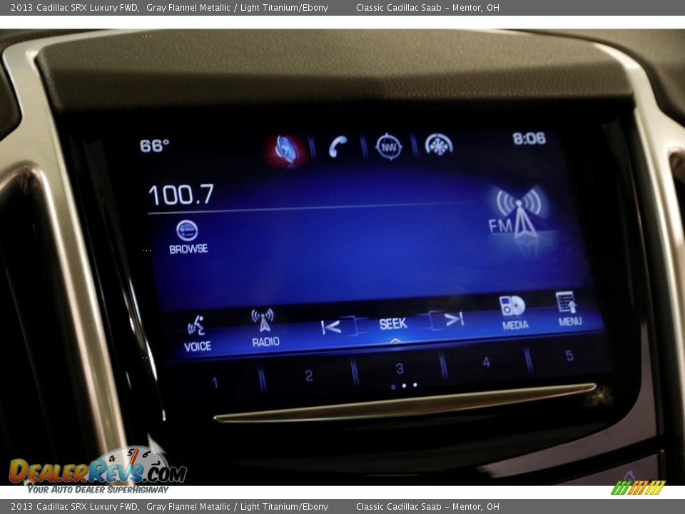 2013 Cadillac SRX Luxury FWD Gray Flannel Metallic / Light Titanium/Ebony Photo #13