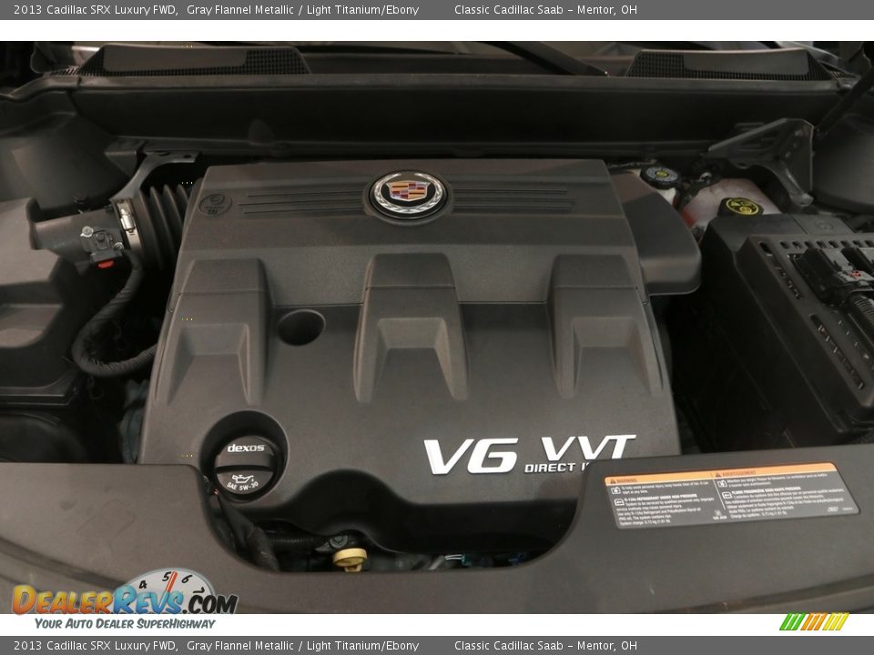 2013 Cadillac SRX Luxury FWD Gray Flannel Metallic / Light Titanium/Ebony Photo #21