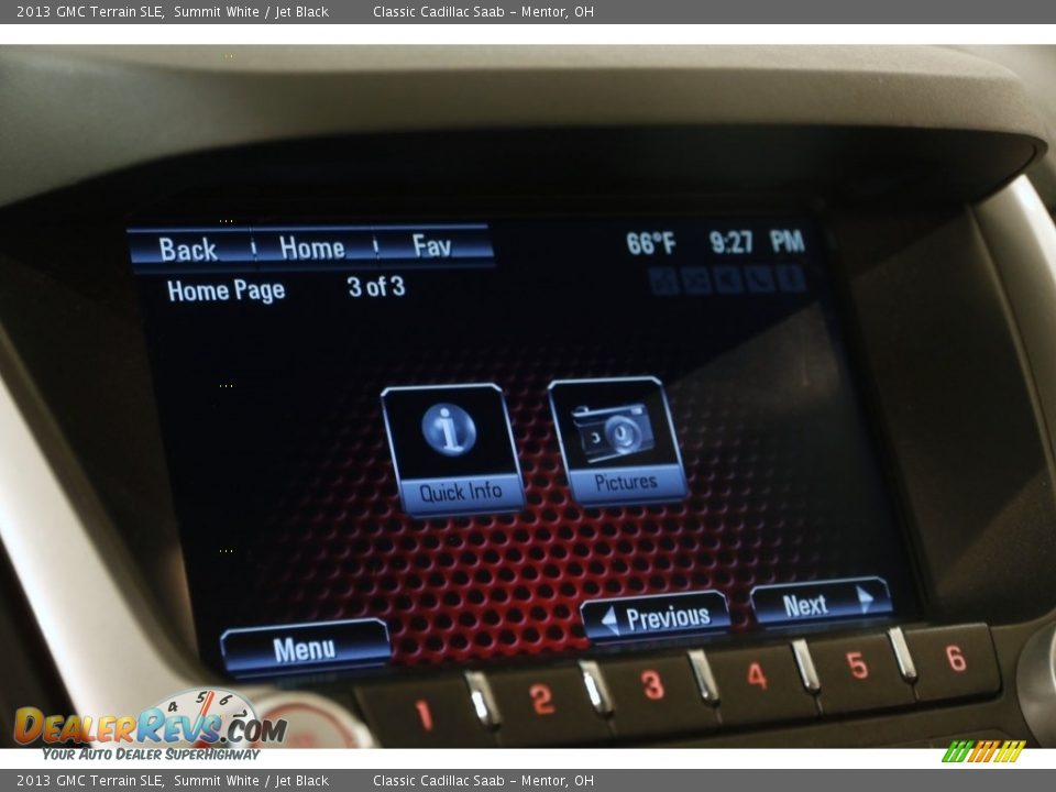 2013 GMC Terrain SLE Summit White / Jet Black Photo #12