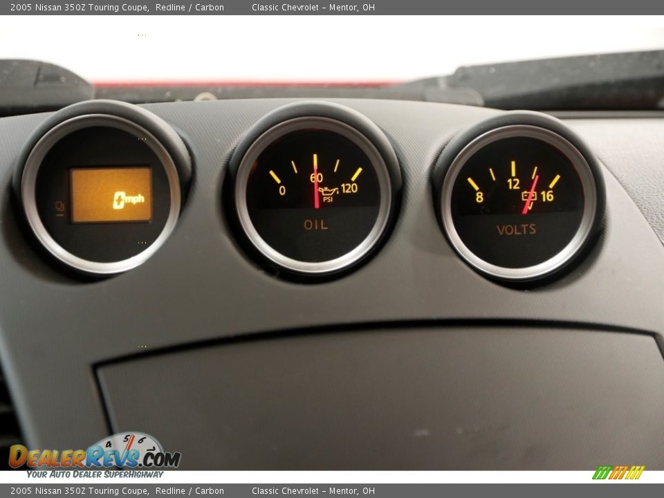 2005 Nissan 350Z Touring Coupe Redline / Carbon Photo #10