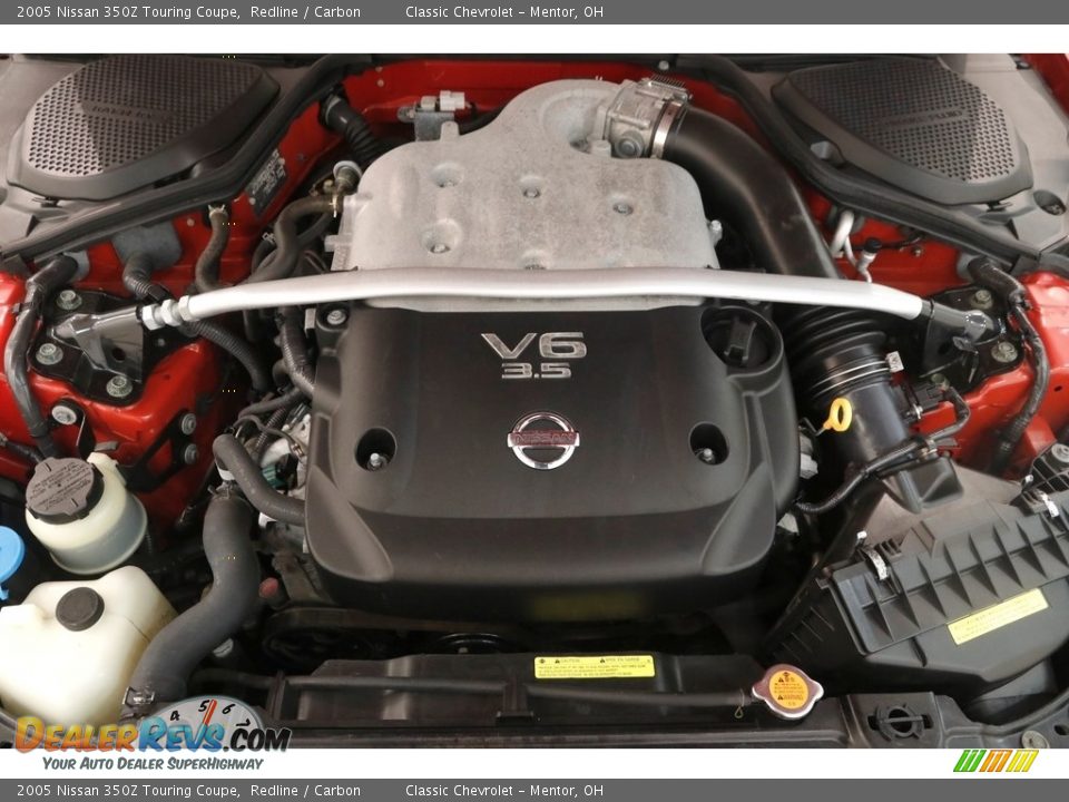 2005 Nissan 350Z Touring Coupe Redline / Carbon Photo #19