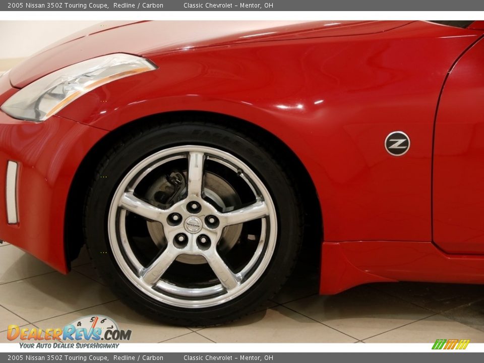 2005 Nissan 350Z Touring Coupe Redline / Carbon Photo #20