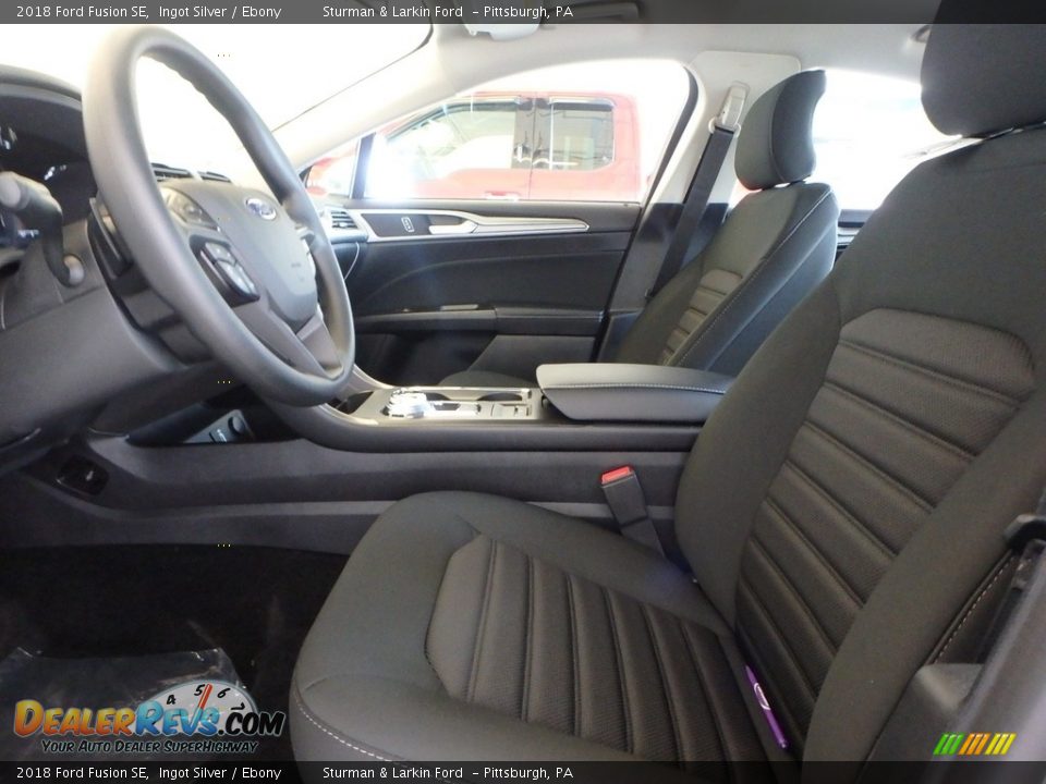 2018 Ford Fusion SE Ingot Silver / Ebony Photo #6