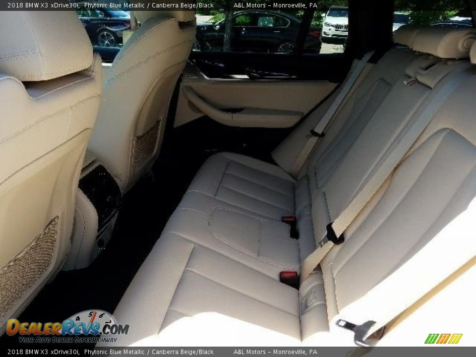 2018 BMW X3 xDrive30i Phytonic Blue Metallic / Canberra Beige/Black Photo #5