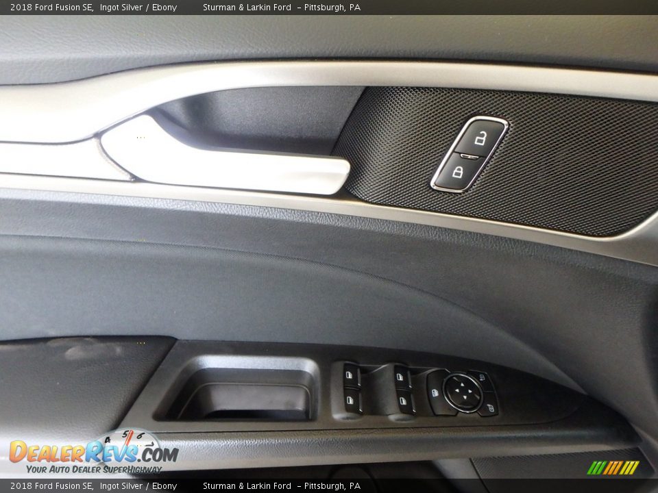 2018 Ford Fusion SE Ingot Silver / Ebony Photo #9