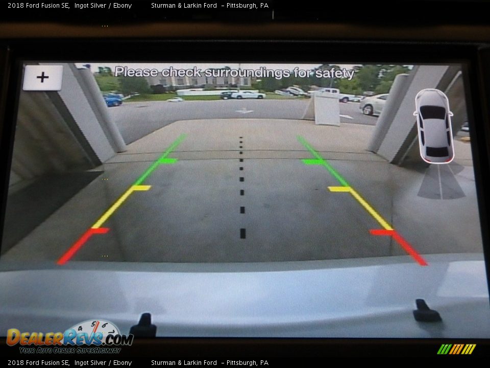 2018 Ford Fusion SE Ingot Silver / Ebony Photo #13