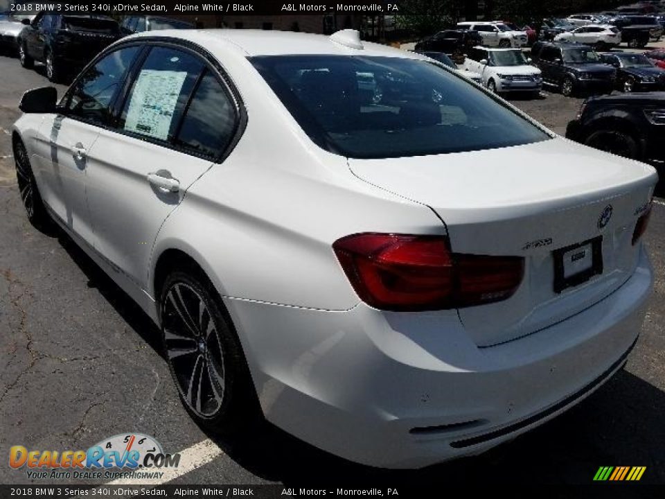 2018 BMW 3 Series 340i xDrive Sedan Alpine White / Black Photo #2