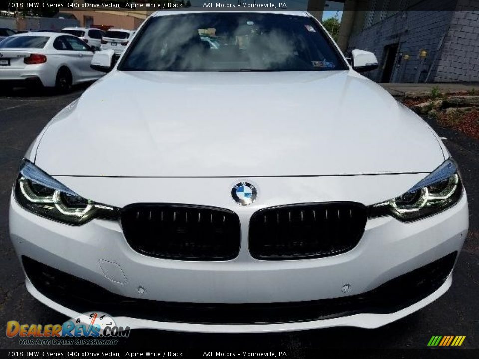 2018 BMW 3 Series 340i xDrive Sedan Alpine White / Black Photo #8