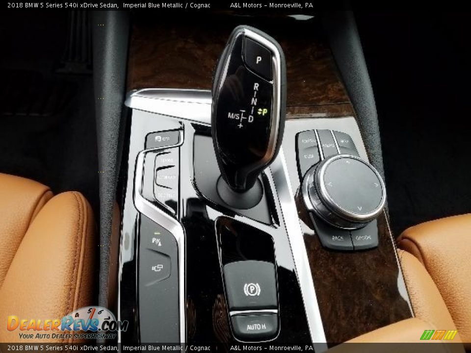 2018 BMW 5 Series 540i xDrive Sedan Imperial Blue Metallic / Cognac Photo #14
