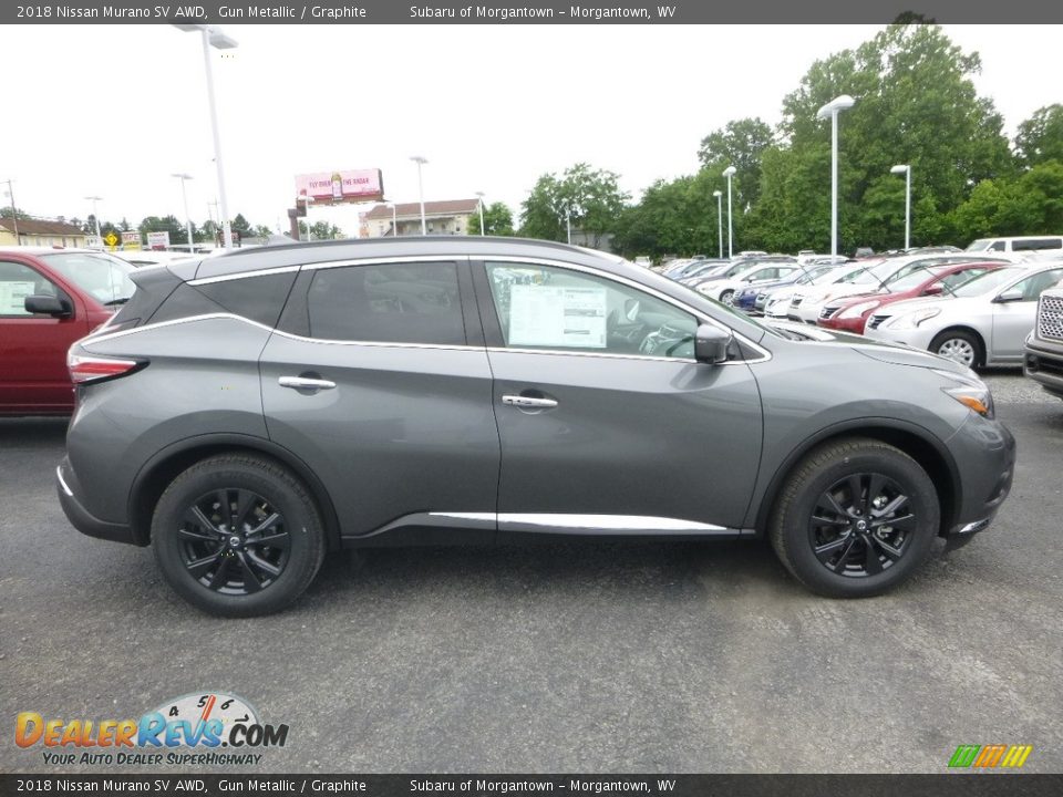 2018 Nissan Murano SV AWD Gun Metallic / Graphite Photo #3