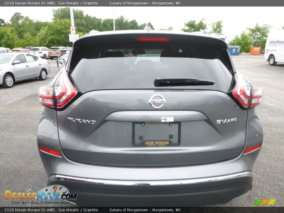 2018 Nissan Murano SV AWD Gun Metallic / Graphite Photo #5