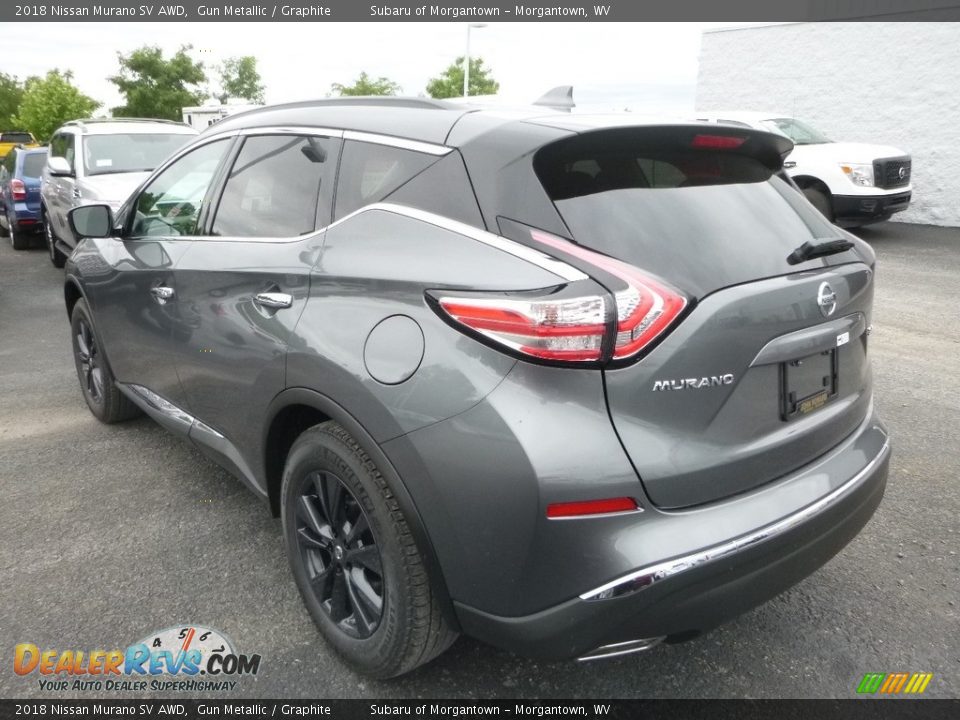 2018 Nissan Murano SV AWD Gun Metallic / Graphite Photo #6