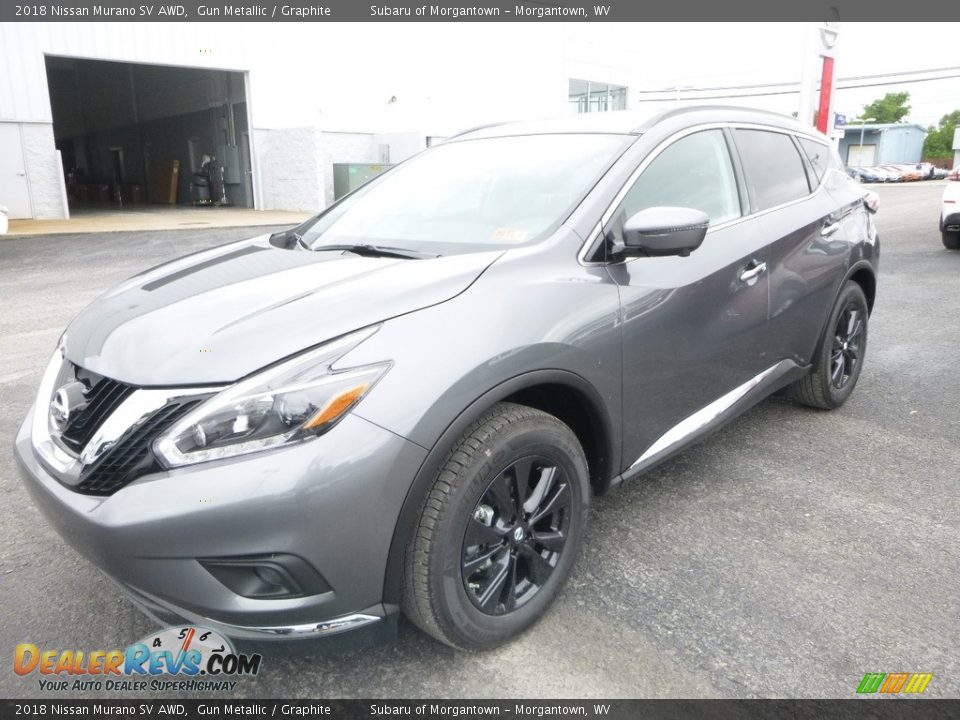 2018 Nissan Murano SV AWD Gun Metallic / Graphite Photo #8