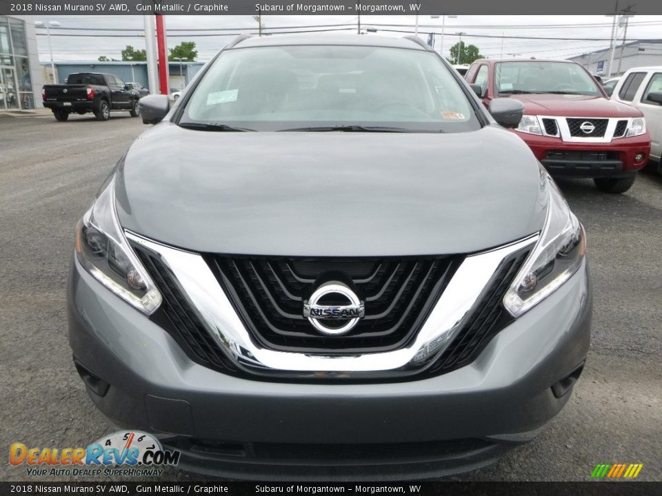 2018 Nissan Murano SV AWD Gun Metallic / Graphite Photo #9