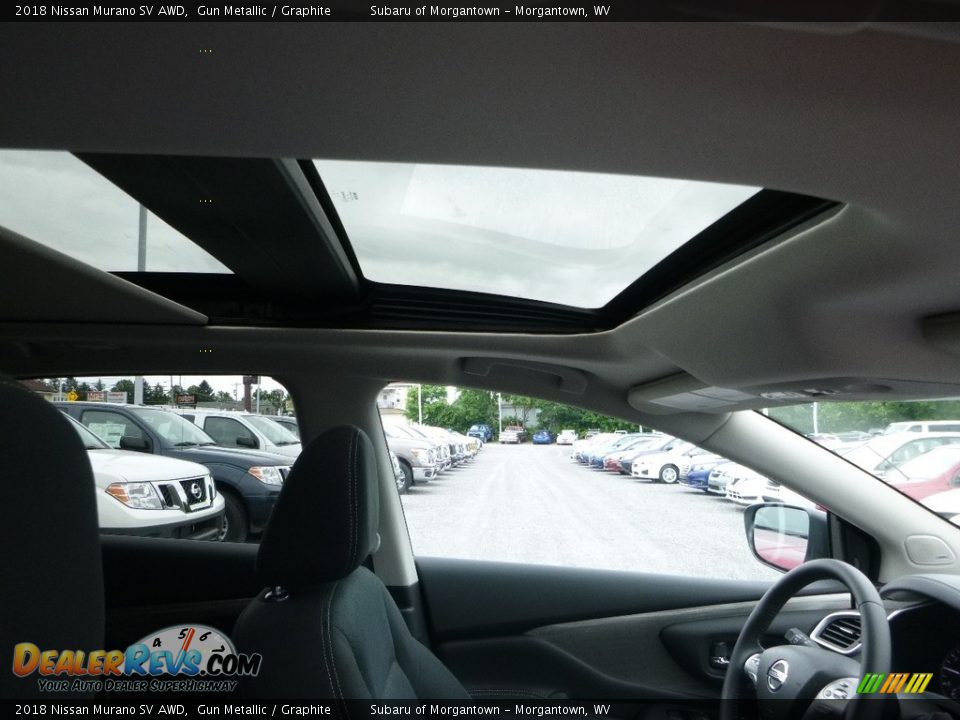 2018 Nissan Murano SV AWD Gun Metallic / Graphite Photo #12
