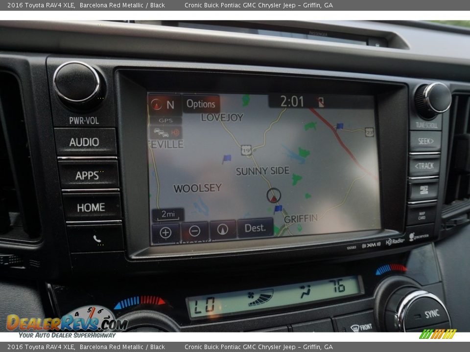 2016 Toyota RAV4 XLE Barcelona Red Metallic / Black Photo #8