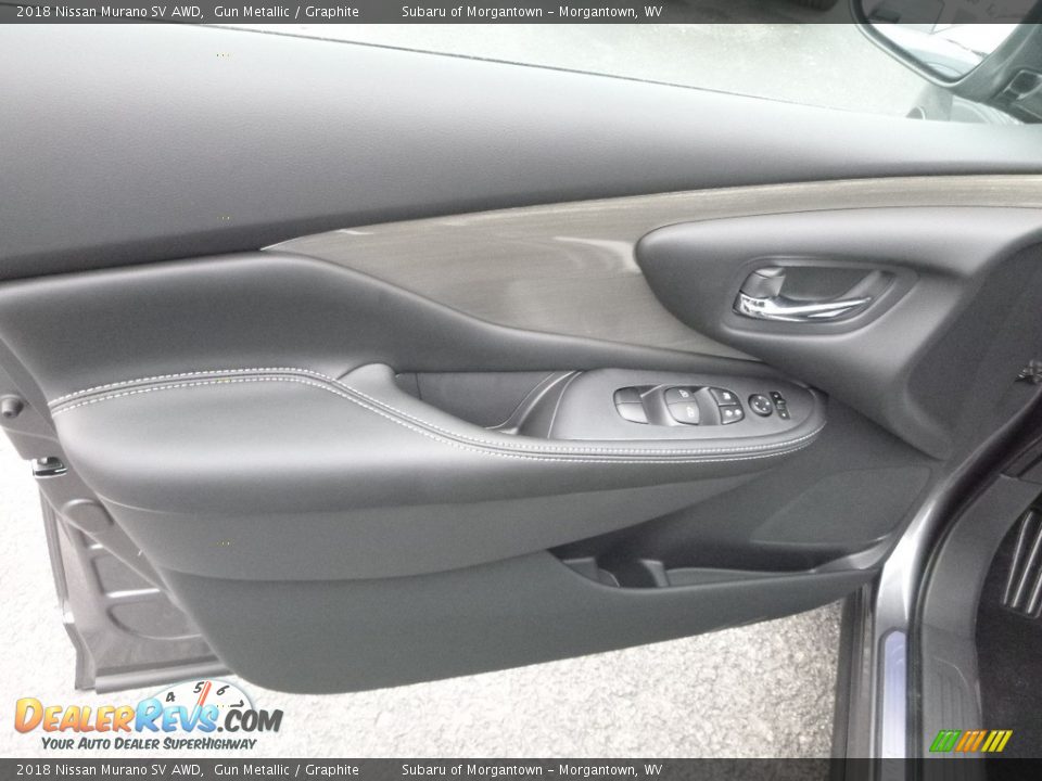 2018 Nissan Murano SV AWD Gun Metallic / Graphite Photo #14