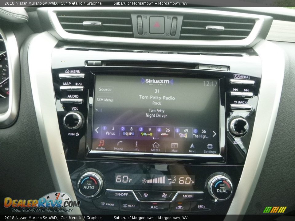 2018 Nissan Murano SV AWD Gun Metallic / Graphite Photo #17