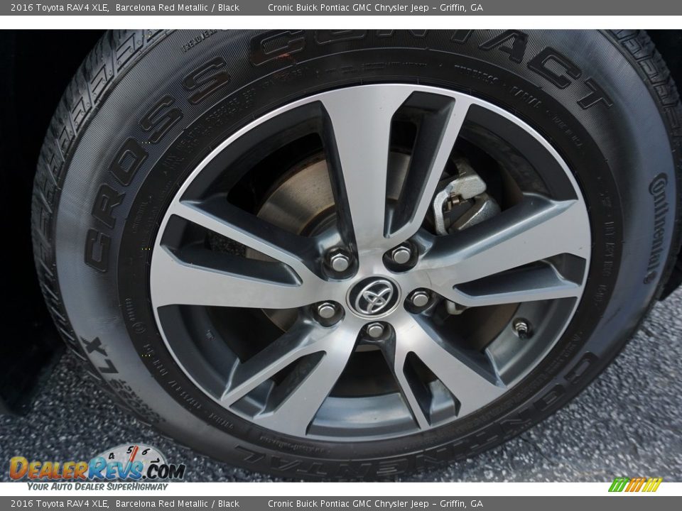 2016 Toyota RAV4 XLE Barcelona Red Metallic / Black Photo #15