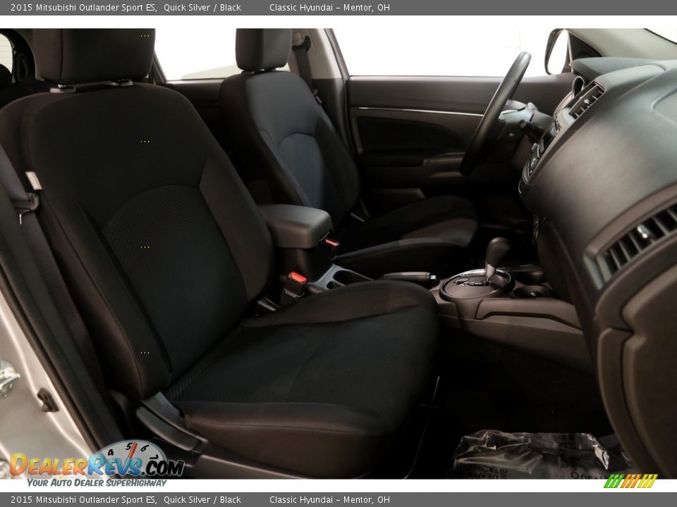 2015 Mitsubishi Outlander Sport ES Quick Silver / Black Photo #11