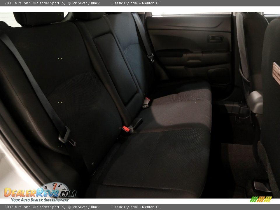 2015 Mitsubishi Outlander Sport ES Quick Silver / Black Photo #12