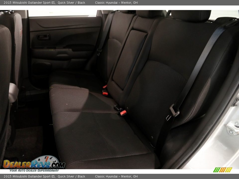 2015 Mitsubishi Outlander Sport ES Quick Silver / Black Photo #13