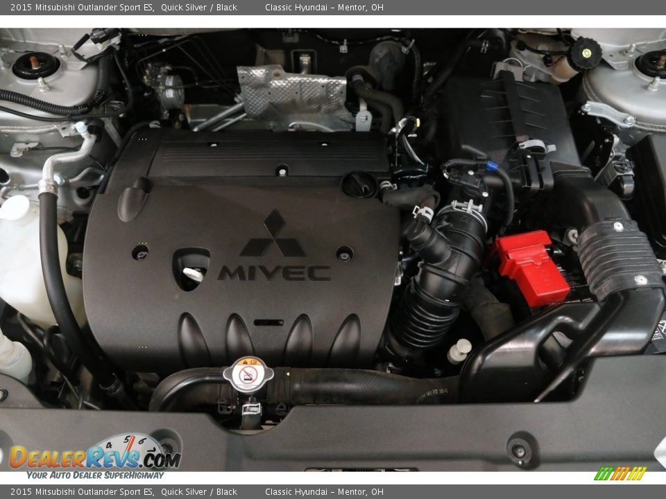 2015 Mitsubishi Outlander Sport ES Quick Silver / Black Photo #15