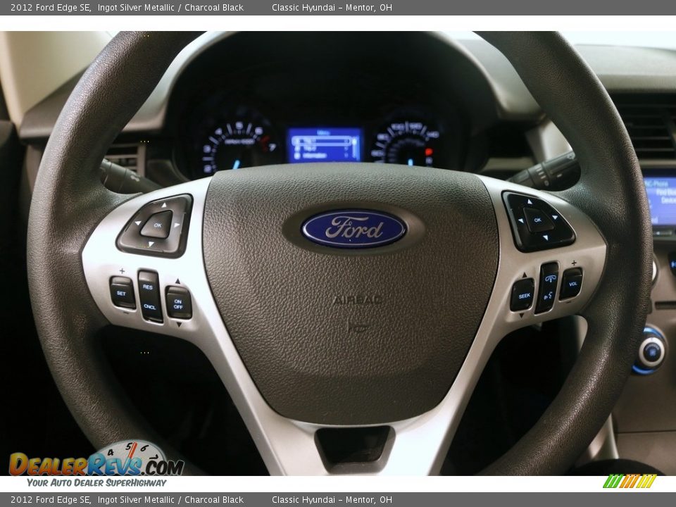 2012 Ford Edge SE Ingot Silver Metallic / Charcoal Black Photo #7