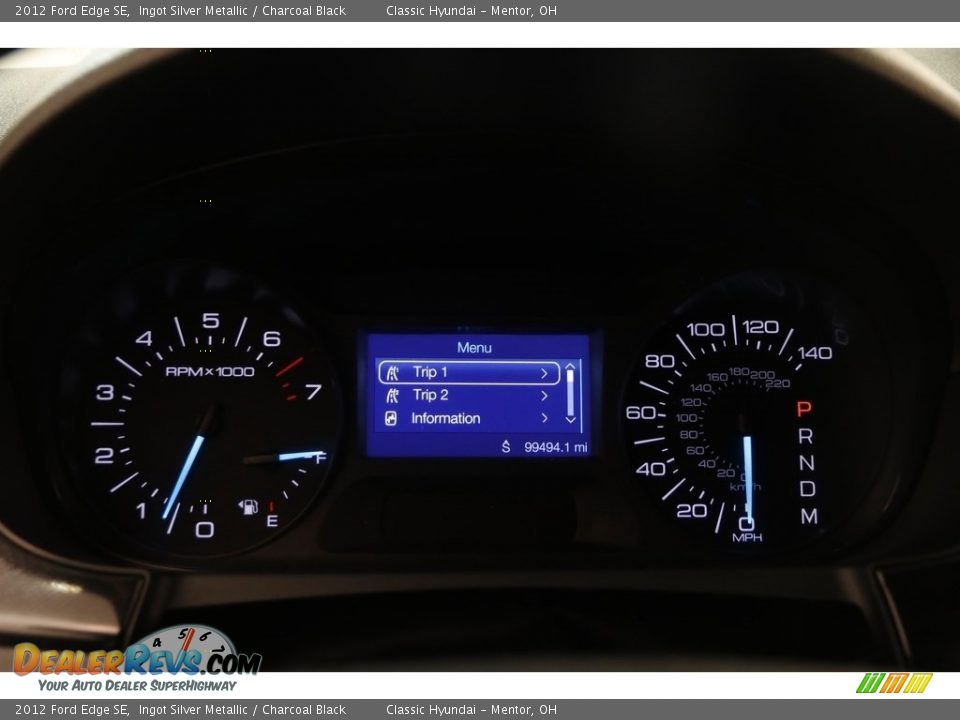 2012 Ford Edge SE Ingot Silver Metallic / Charcoal Black Photo #8